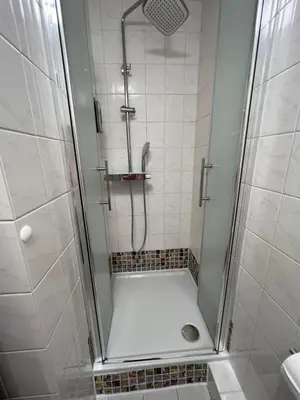 Ein Badezimmer in der Unterkunft Cozy Apartment