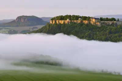 Naturlandschaft in der Nähe des Privatzimmers