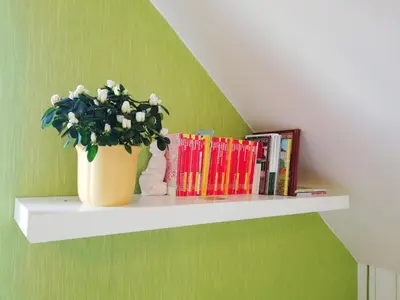Die Bibliothek im Privatzimmer