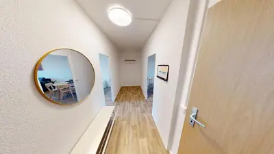 Grundriss der Unterkunft Modernes 3-Raum-Appartement, WLAN