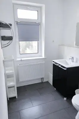 Ein Badezimmer in der Unterkunft Monteurwohnungen in Chemnitz