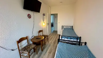 Ein Bett oder Betten in einem Zimmer der Unterkunft MiCasa TuCasa - 3-R Apartment Leipziger Neuseenland Nova