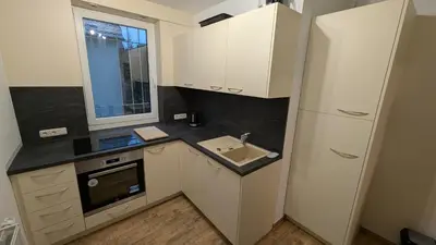 Küche/Küchenzeile in der Unterkunft Ferienwohnung Alexander