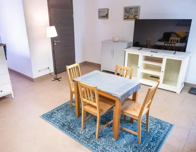 TV/Unterhaltungsangebot in der Unterkunft Wohnung in Loschwitz mit Parkplatz