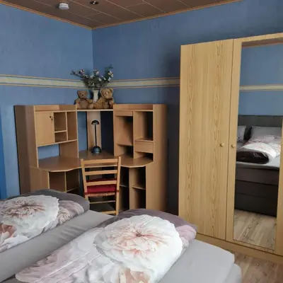 Ein Bett oder Betten in einem Zimmer der Unterkunft Fewo Horn