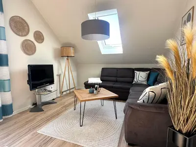 TV/Unterhaltungsangebot in der Unterkunft Ferienwohnung Glücksklee
