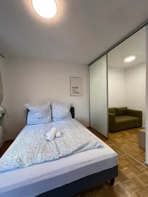 Ein Bett oder Betten in einem Zimmer der Unterkunft Study & Work am Campus Chemnitz