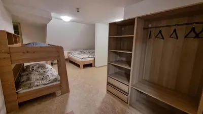 Ein Bett oder Betten in einem Zimmer der Unterkunft Roggenmühle
