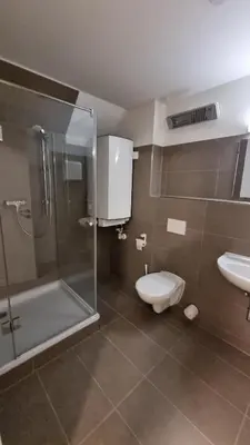 Ein Badezimmer in der Unterkunft Roggenmühle