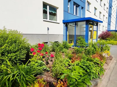 Ein Garten an der Unterkunft Innenstadtflair genießen, WLAN