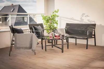 Ein Sitzbereich in der Unterkunft ProZone Gaming Apartment