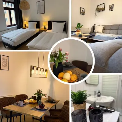 Ein Bett oder Betten in einem Zimmer der Unterkunft 4 sleep Apartments KARL