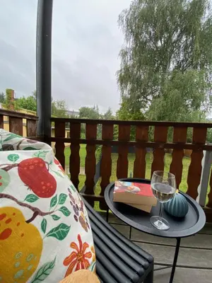 Ein Balkon oder eine Terrasse in der Unterkunft 4 sleep Apartments KARL