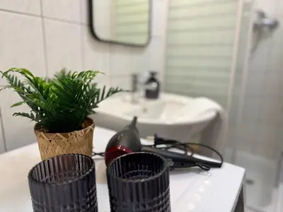 Ein Badezimmer in der Unterkunft 4 sleep Apartments KARL