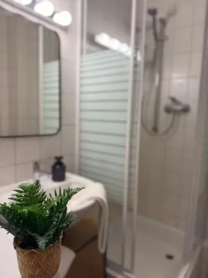Ein Badezimmer in der Unterkunft 4 sleep Apartments KARL