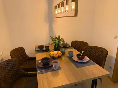 Essen in der Ferienwohnung oder in der Nähe