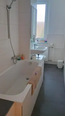 Ein Badezimmer in der Unterkunft Ferien Oase
