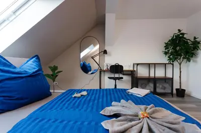 Ein Bett oder Betten in einem Zimmer der Unterkunft Macabu Apartment Linda