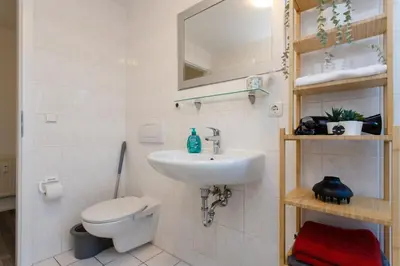 Ein Badezimmer in der Unterkunft Macabu Apartment Linda