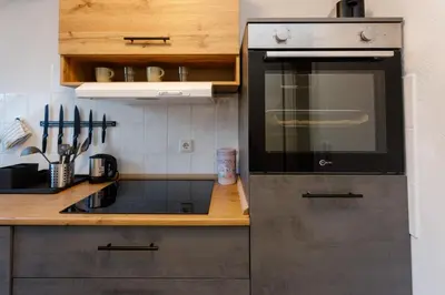 Küche/Küchenzeile in der Unterkunft Macabu Apartment Linda