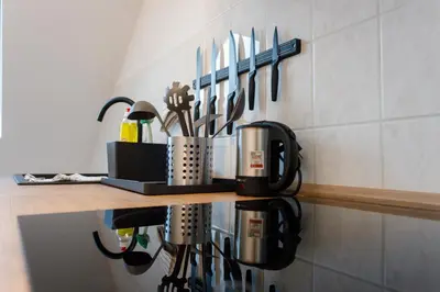 Küche/Küchenzeile in der Unterkunft Macabu Apartment Linda