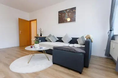 Ein Sitzbereich in der Unterkunft Macabu Apartment Zoe