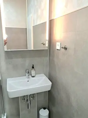 Ein Badezimmer in der Unterkunft Enjoy Dresden Appartement