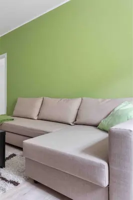 Ein Sitzbereich in der Unterkunft Ferienwohnung am Bienertpark
