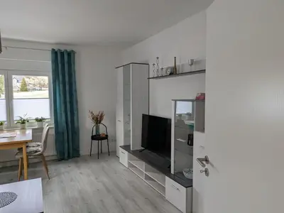 Küche/Küchenzeile in der Unterkunft Ferienwohnung Zur Coleus-Farm