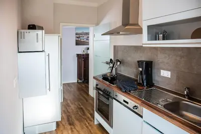 Küche/Küchenzeile in der Unterkunft DD Apartments
