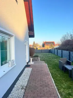 Ein Garten an der Unterkunft MyHome Tharandter Wald