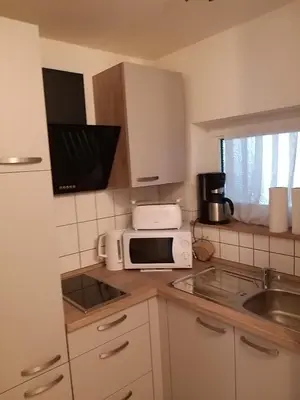 Küche/Küchenzeile in der Unterkunft Tutanchamun