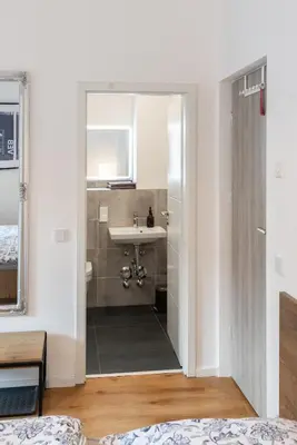 Ein Badezimmer in der Unterkunft Mini Apartment für 2