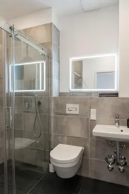Ein Badezimmer in der Unterkunft Mini Apartment für 2