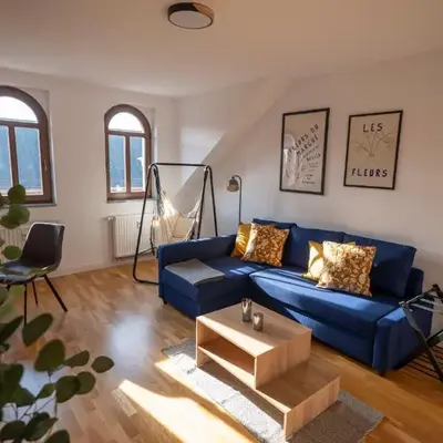 Apartment in Schloßchemnitz l Aufzug l W-Lan l Badewanne