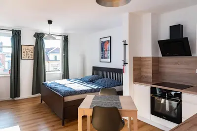 Ein Bett oder Betten in einem Zimmer der Unterkunft Apartment für 2