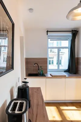Küche/Küchenzeile in der Unterkunft Apartment für 2