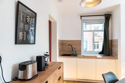 Küche/Küchenzeile in der Unterkunft Apartment für 2