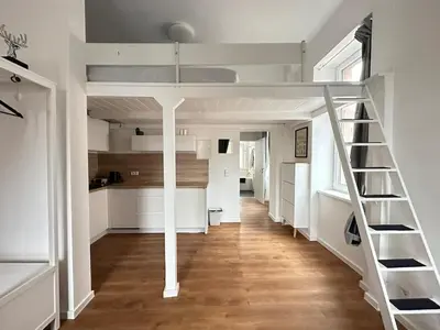 Grundriss der Unterkunft Gemütliche Wohnung mit Hochbett