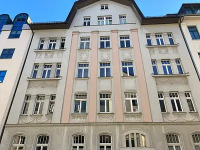 Das Gebäude in dem sich die Ferienwohnung befindet