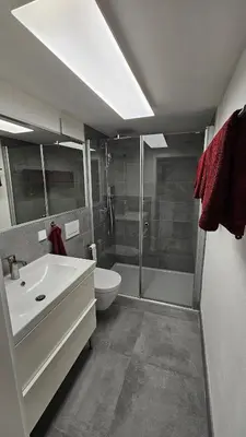 Ein Badezimmer in der Unterkunft Friedrichs Kleines Haus