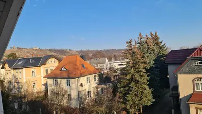 Das Gebäude in dem sich die Ferienwohnung befindet