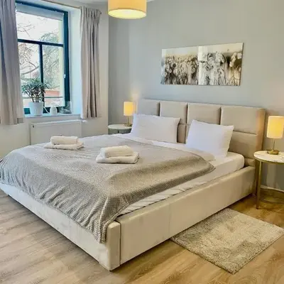 Stilvolles City-Apartment Dresden-Cotta mit Balkon