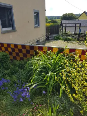 Ein Garten an der Unterkunft Ferienhaus Hankehübel