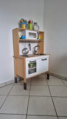 Küche/Küchenzeile in der Unterkunft Am Trebeteich