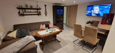 TV/Unterhaltungsangebot in der Unterkunft Ferienwohnung Heike Rinno