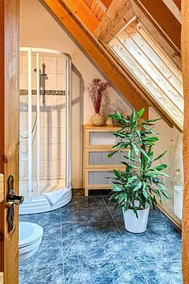 Ein Badezimmer in der Unterkunft Hotel Olbernhau mit Sauna - Kleines Landhotel zur Ofenschenke