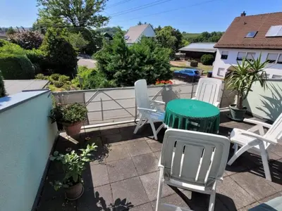 Ein Patio oder anderer Außenbereich in der Unterkunft Auszeit vom Alltag