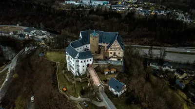 Das Gebäude in dem sich die Ferienwohnung befindet