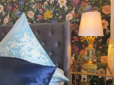 Ein Sitzbereich in der Unterkunft VILLA FREIA Dresden - Exklusive Ferienwohnung zum Erholen & Entspannen